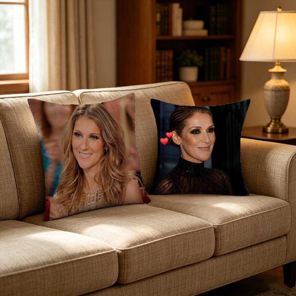 Home Textiles Canada - C-C-Celine D-Dion-캐나다-가수 베개 커버 쿠션 커버