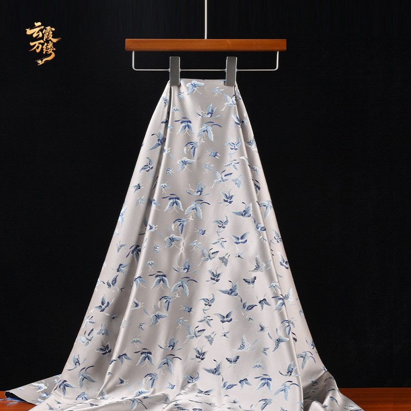 Home Textiles Designer - 릴리프 자수 원단 부드러운 한푸 치파오