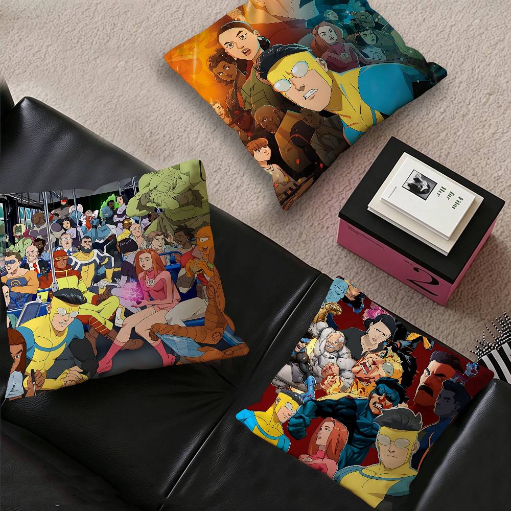 Home Textiles Images - 만화 이미지 I-InvincibleS 쿠션 커버 인치