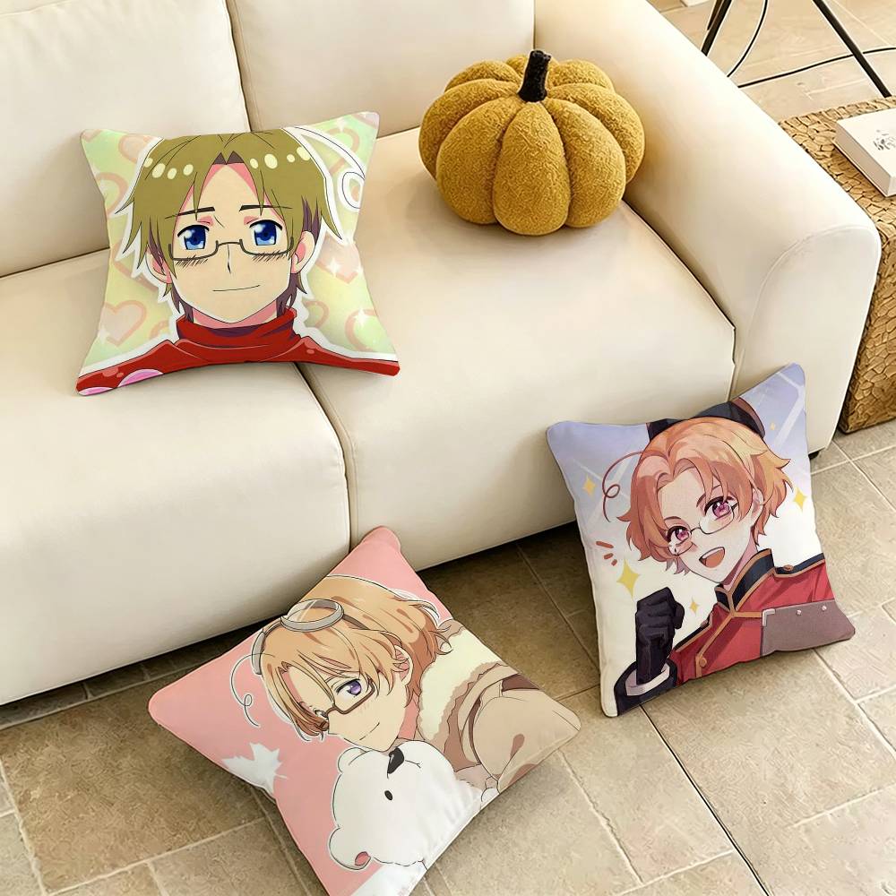 Home Textiles Canada - C-캐나다 H-Hetalia 베개 케이스 정사각형 양면