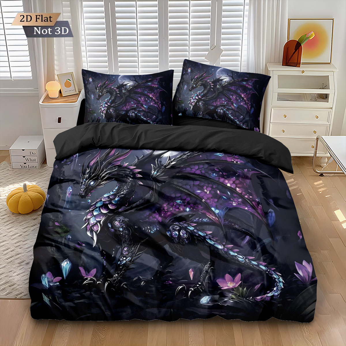 Home Textiles Bedding - 3개 세트 신성한 서양 용 인장