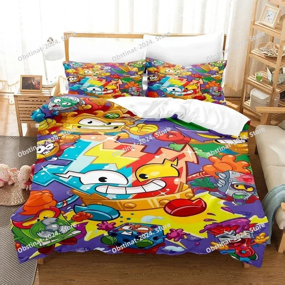 Home Textiles Bedding - 3D 프린트 애니메이션 슈퍼징 침구 세트
