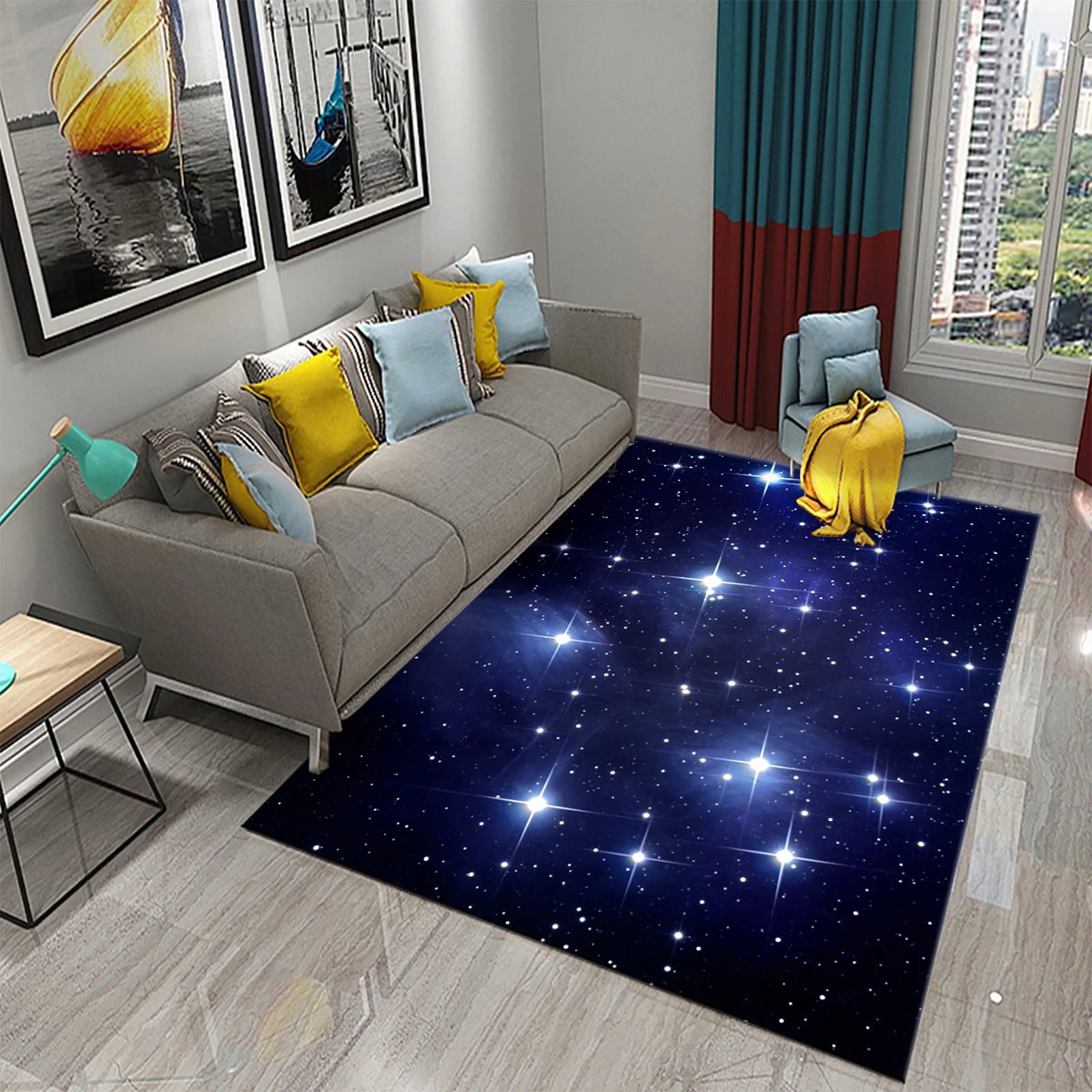 스타 카펫 공간 갤럭시 지역 러그 거실 커피 의자 침실 - Galaxy Home Textiles 리뷰 및 가격