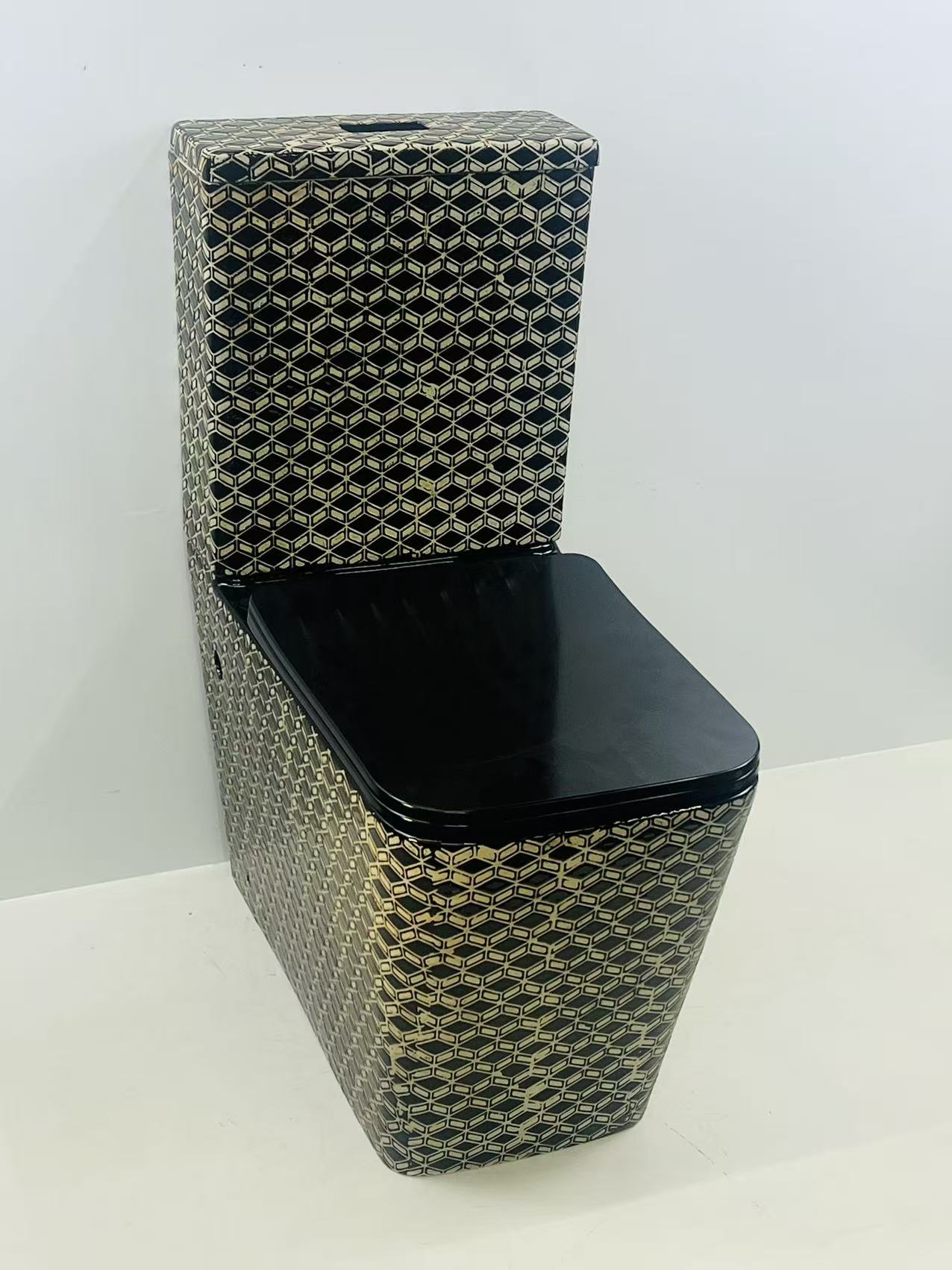 럭셔리 모던 일체형 세라믹 변기 로즈골드 실버 색상 매 - P & C Home Textiles Usa 리뷰 및 가격