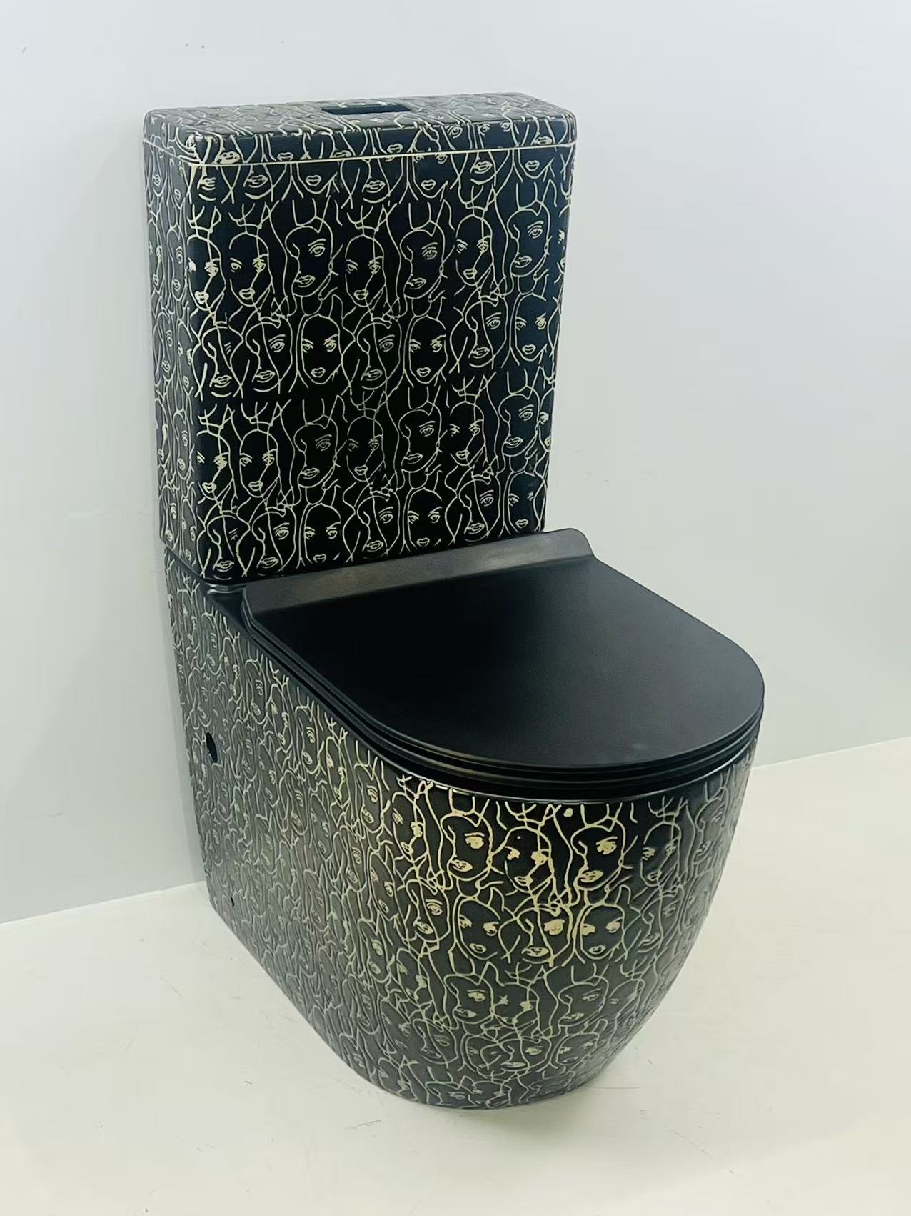 럭셔리 모던 일체형 세라믹 변기 로즈골드 실버 색상 매 - P & C Home Textiles Usa 리뷰 및 가격