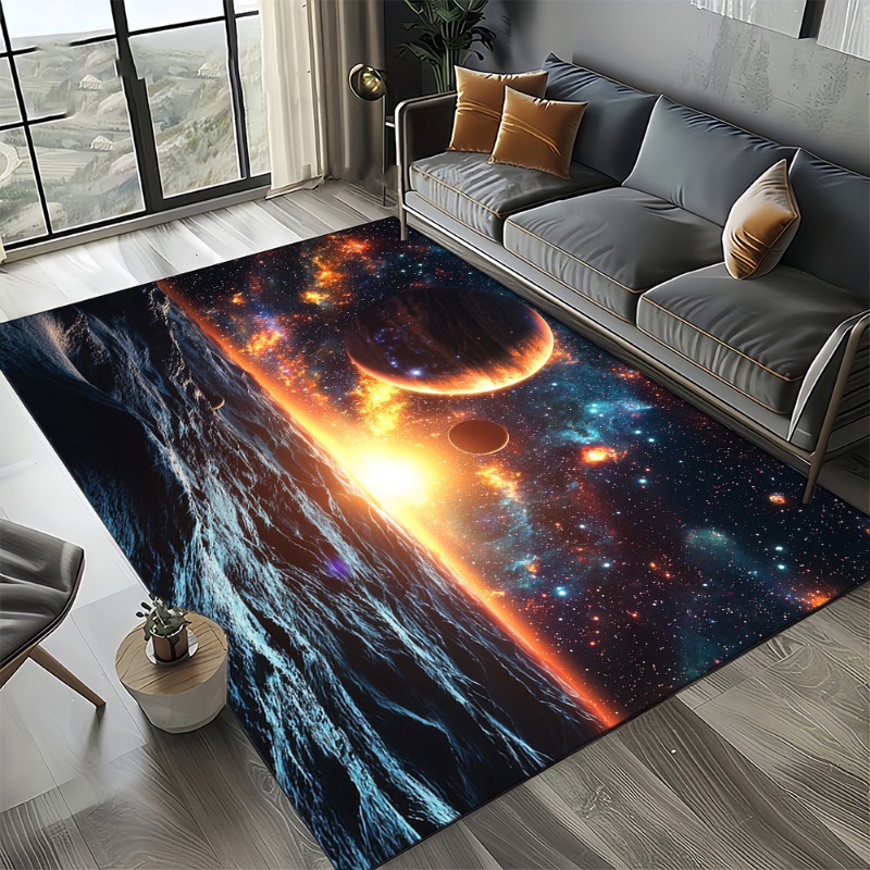 우주 성운 스타 블랙홀 갤럭시 카펫 러그 거실 장식 카 - Galaxy Home Textiles 리뷰 및 가격
