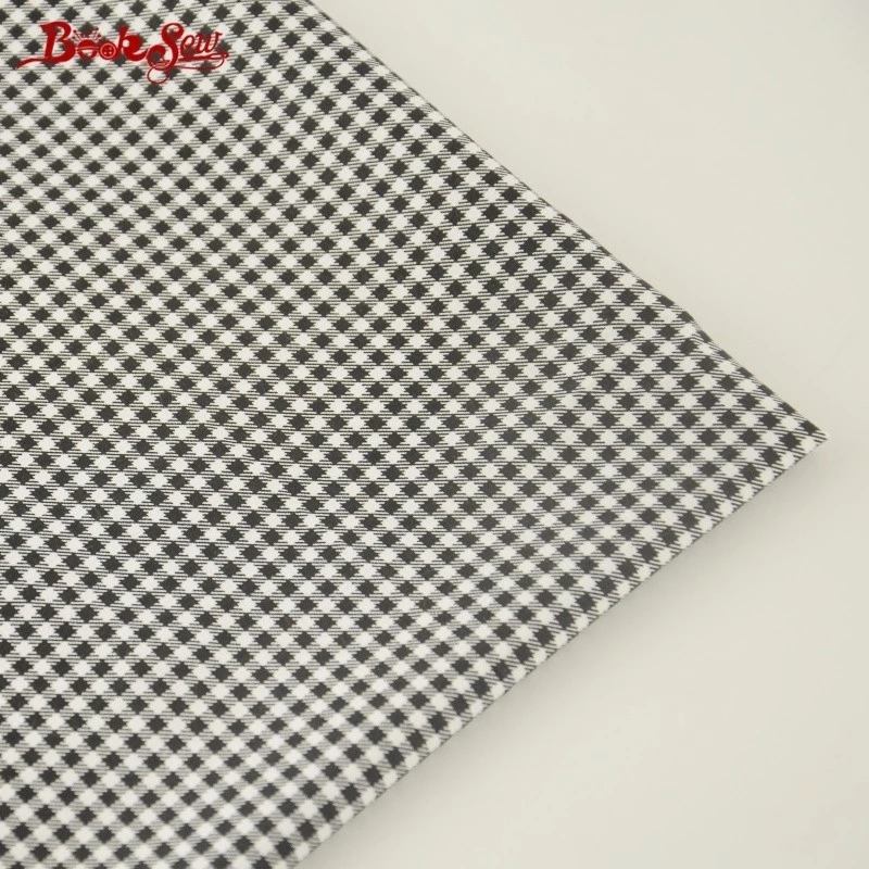 신상 100% 코튼 원단, 회색 및 흰색 체크 디자인, - Home Textiles Designer 리뷰 및 가격
