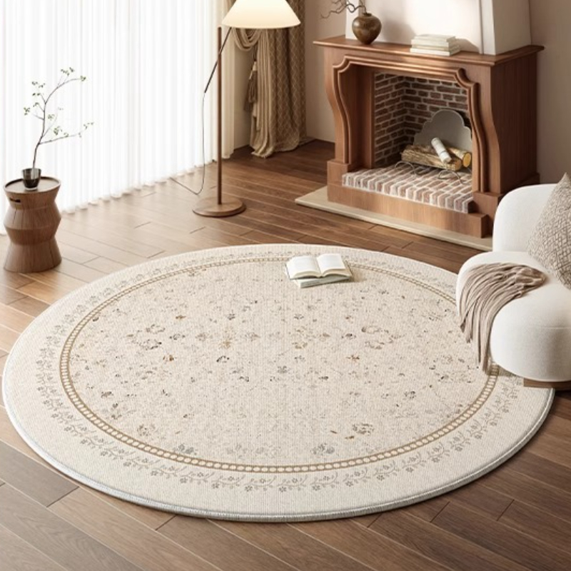 중세 스타일 거실 카펫, 원형 침실 데코 러그, 고급스 - Luxury Home Textiles Usa 리뷰 및 가격