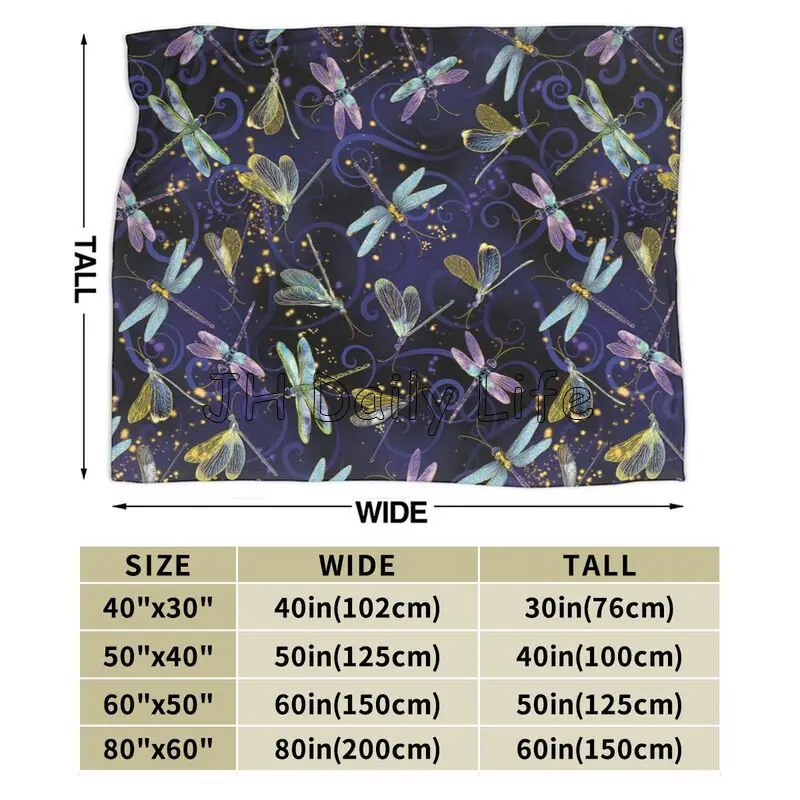 Dragonfly Galaxy 양털 담요 경량 플란넬  - Galaxy Home Textiles 리뷰 및 가격