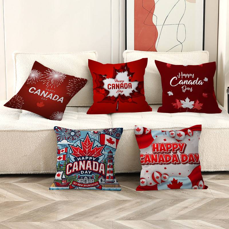 C-CANADA DAY 베개 커버 만화 소파 장식용 홈 - Home Textiles Canada 리뷰 및 가격