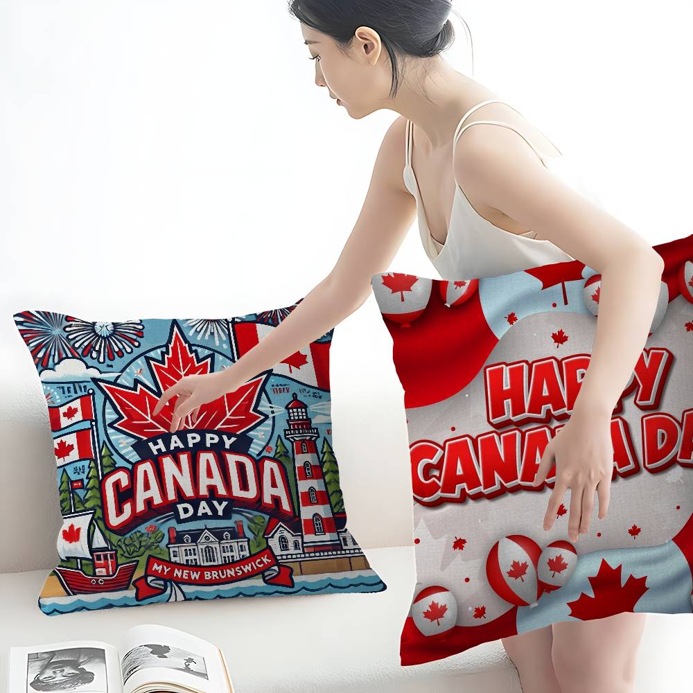 C-CANADA DAY 베개 커버 만화 소파 장식용 홈 - Home Textiles Canada 리뷰 및 가격