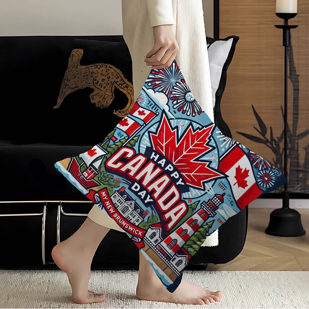 C-CANADA DAY 베개 커버 만화 소파 장식용 홈 - Home Textiles Canada 리뷰 및 가격