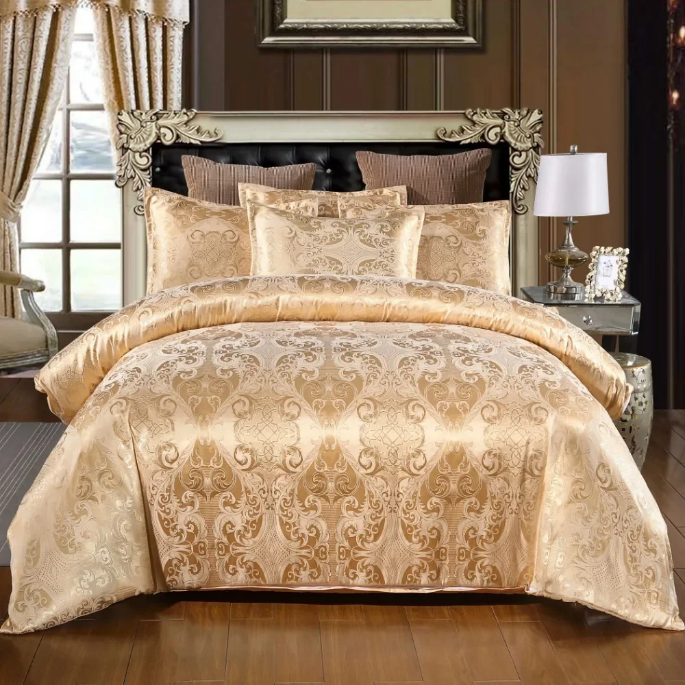 2/3피스 고급 침구 세트, 유럽풍 새틴 자카드 침구  - Luxury Home Textiles Usa 리뷰 및 가격