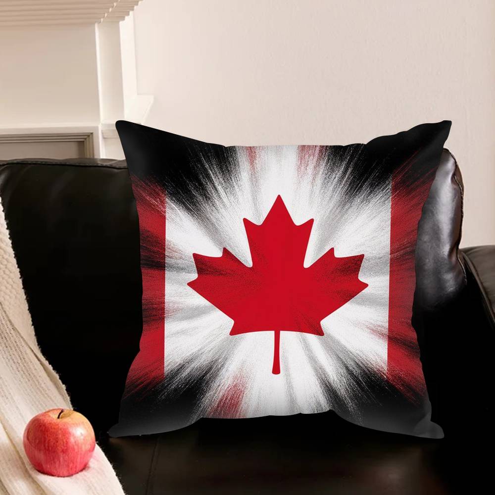 단풍잎 캐나다 국기 다양한 크기의 사각형 베개 커버 자 - Home Textiles Canada 리뷰 및 가격