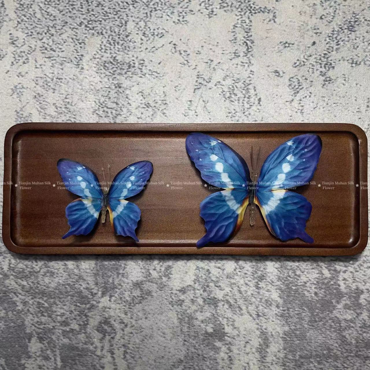 9Pcs 대형 생체 공학 나비 인공 나비 꽃 현실적인  - Home Textiles Designer 리뷰 및 가격