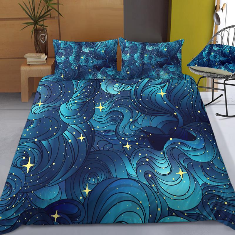별 침구 세트, 밤하늘, 어린이, 소년, 이불 커버 세 - Galaxy Home Textiles 리뷰 및 가격