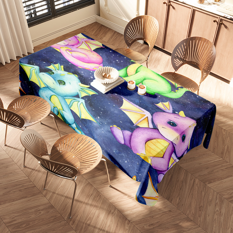 활기찬 갤럭시 유니콘 식탁보 주방 또는 침실을 위한 예 - Galaxy Home Textiles 리뷰 및 가격