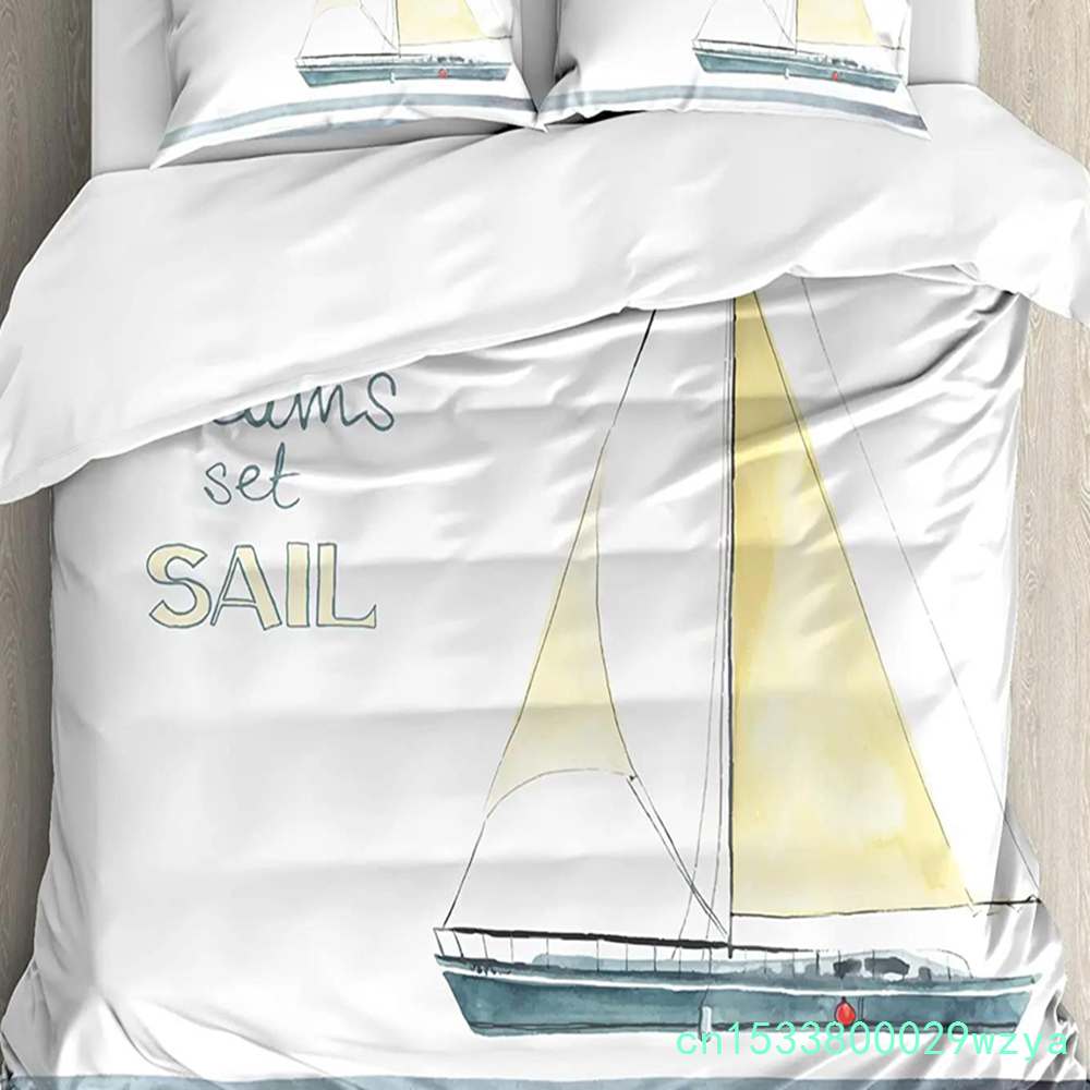 해상 앵커 선박 등대 고래 아트 3pcs 침구 세트 더 - Home Textiles Bedding 리뷰 및 가격
