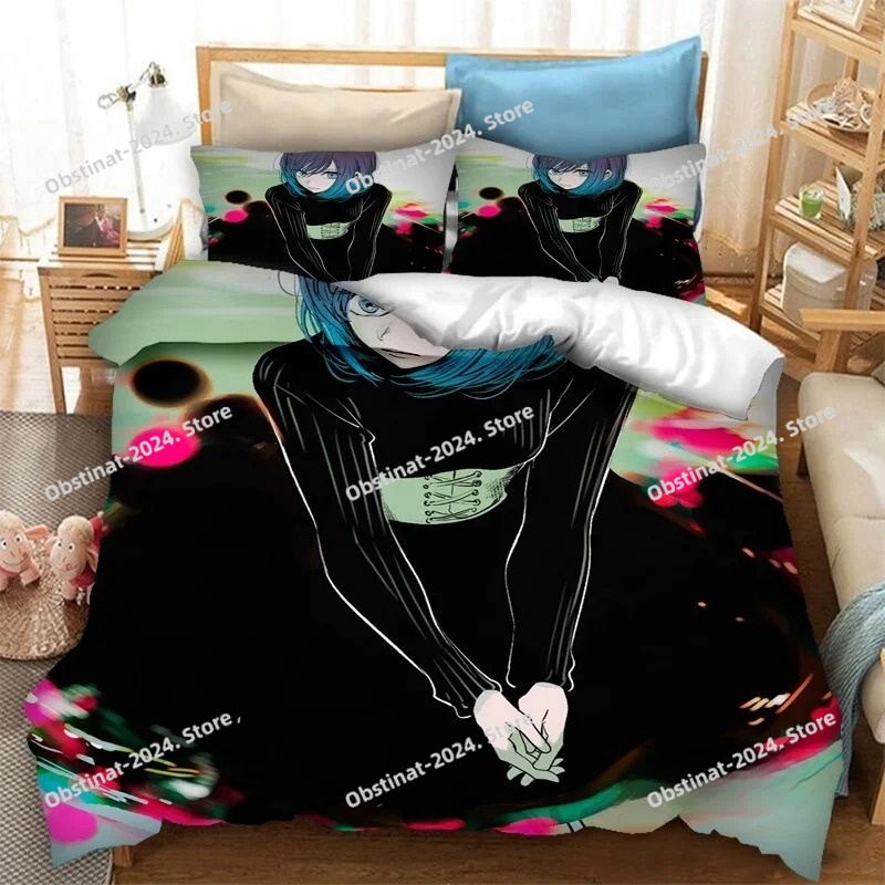 애니메이션 오시노코 3D 프린팅 침구 세트 이불 커버  - Home Textiles Bedding 리뷰 및 가격