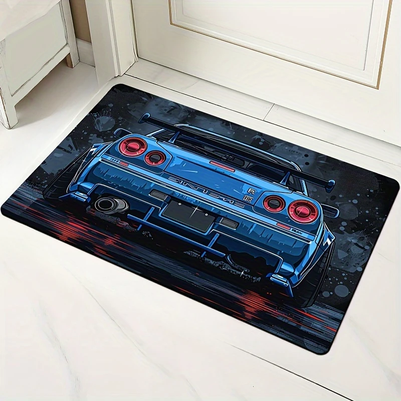 멋진 스포츠카 디자인 현관 매트, 거실, 침실, 주방, - Home Textiles Designer 리뷰 및 가격
