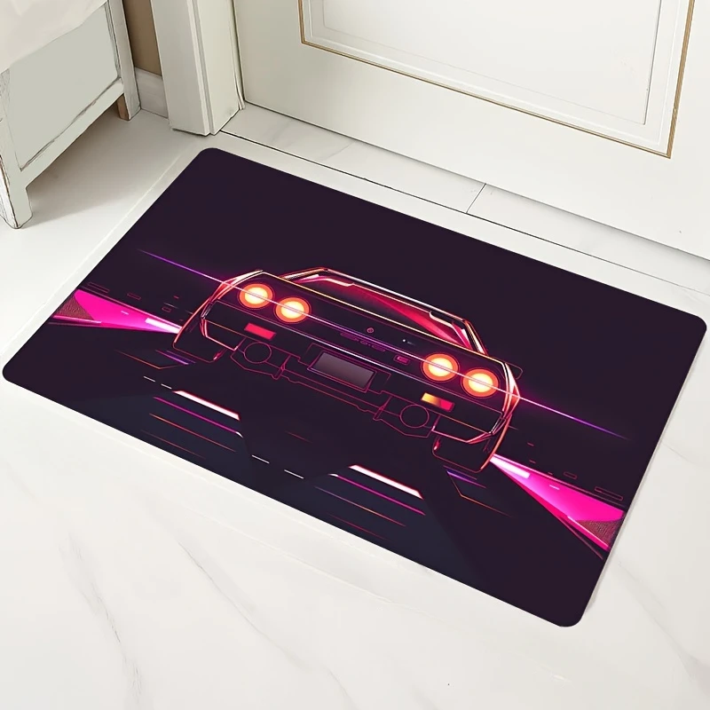 멋진 스포츠카 디자인 현관 매트, 거실, 침실, 주방, - Home Textiles Designer 리뷰 및 가격