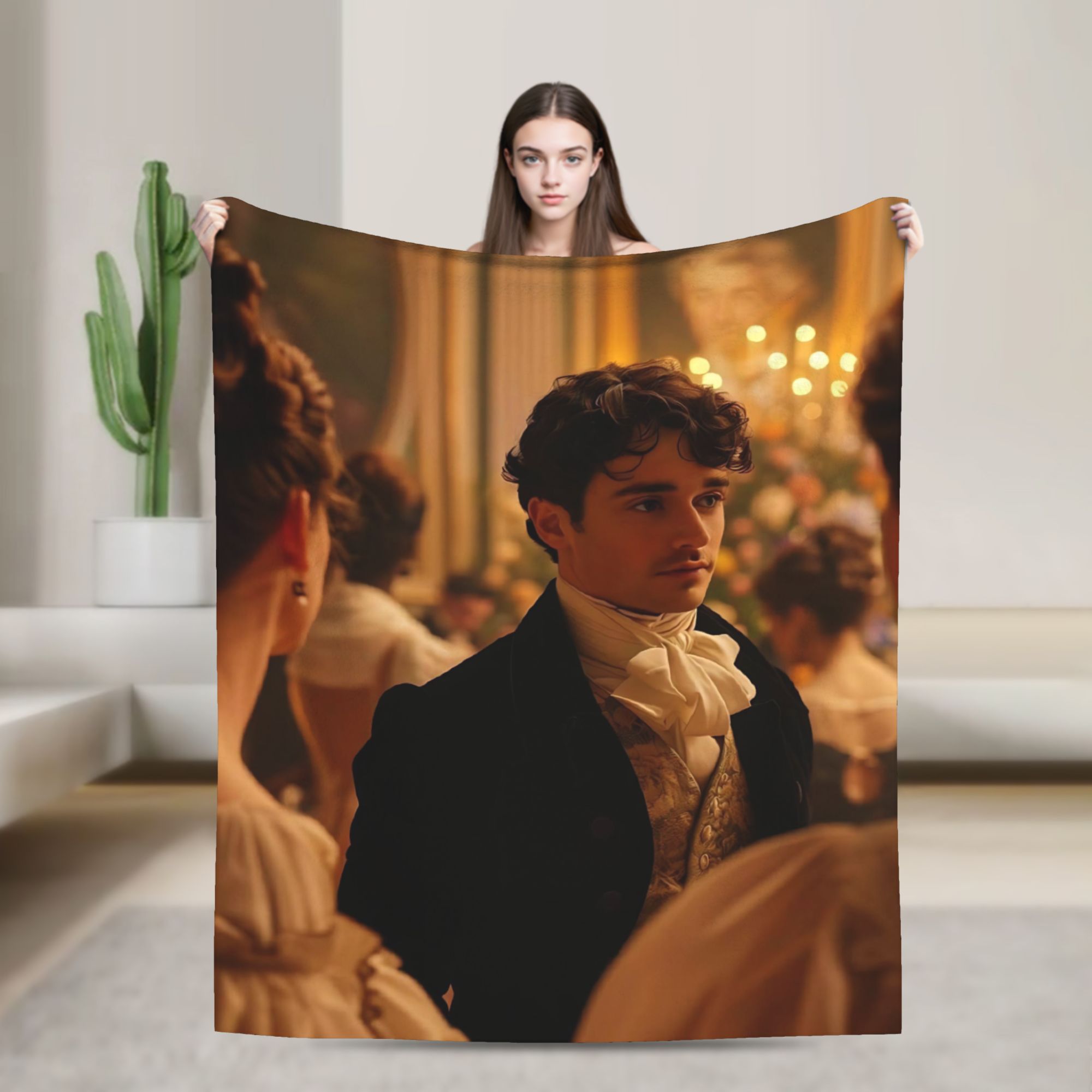 모든 계절에 적합한 예수의 재미있는 이미지 플란넬 프린 - Home Textiles Images 리뷰 및 가격