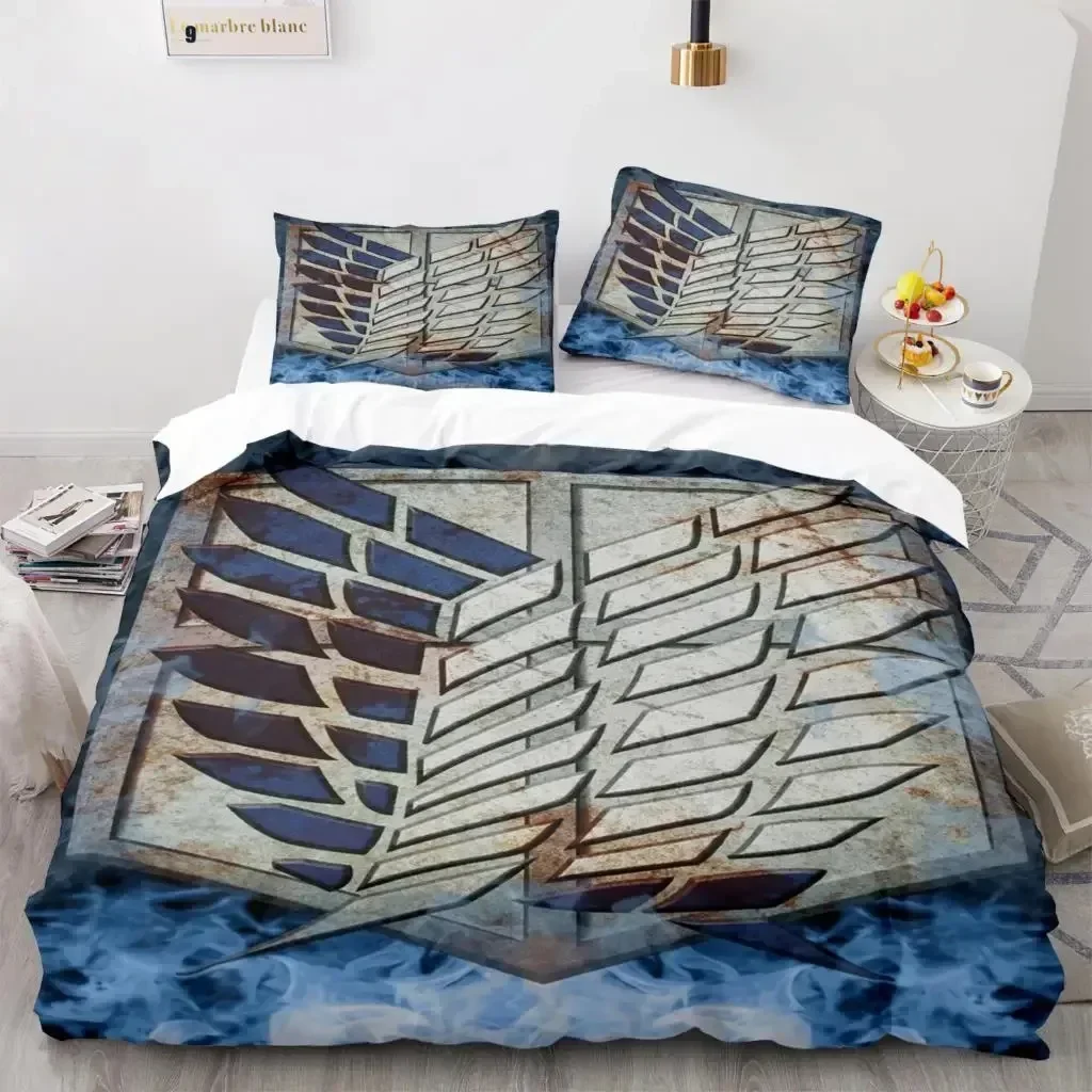 애니메이션 진격의 거인 홈 텍스타일 프린트 침구 세트  - Home Textiles Bedding 리뷰 및 가격