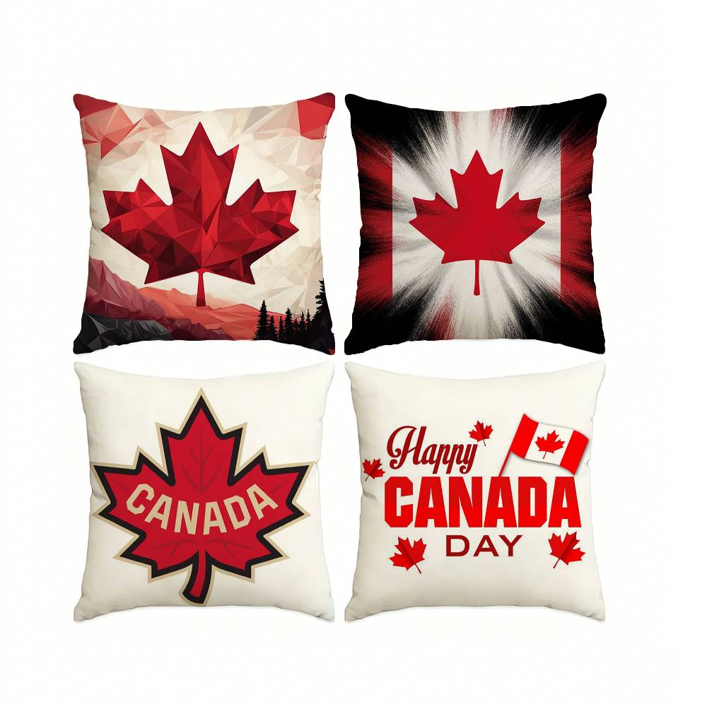 C-캐나다의 멋진 국기 사각형 양면 인쇄 베개 커버 침 - Home Textiles Canada 리뷰 및 가격